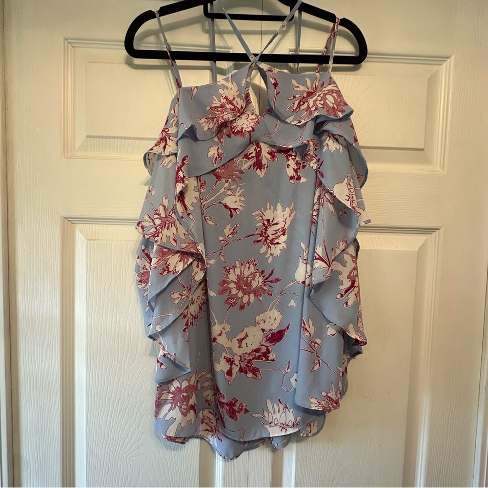 a.n.a strappy floral halter